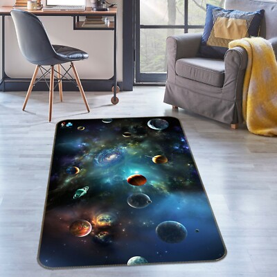 3D Planet Universum ZHUC2119 Spiel Rutschfester Teppich Matte Foto Teppich Zoe