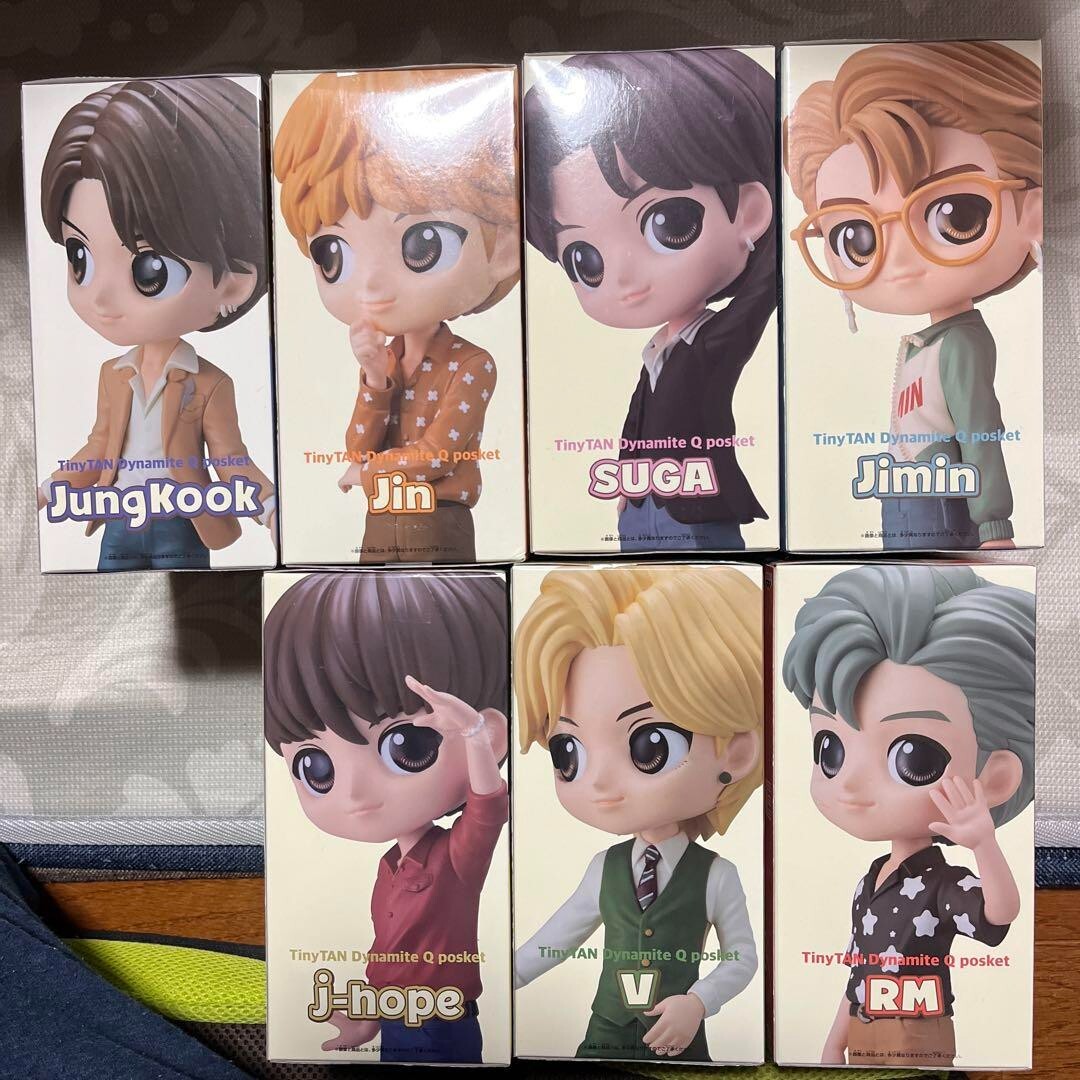 TinyTAN Dynamite Q posket Aカラー6種類Bカラー1種類 防弾少年団(BTS) - TinyTan BTS Dynamite Q posket フィギュア B