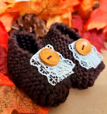 Shoes / Slippers / Socks for Baby - 0-6 Months - Handmade Cotton  