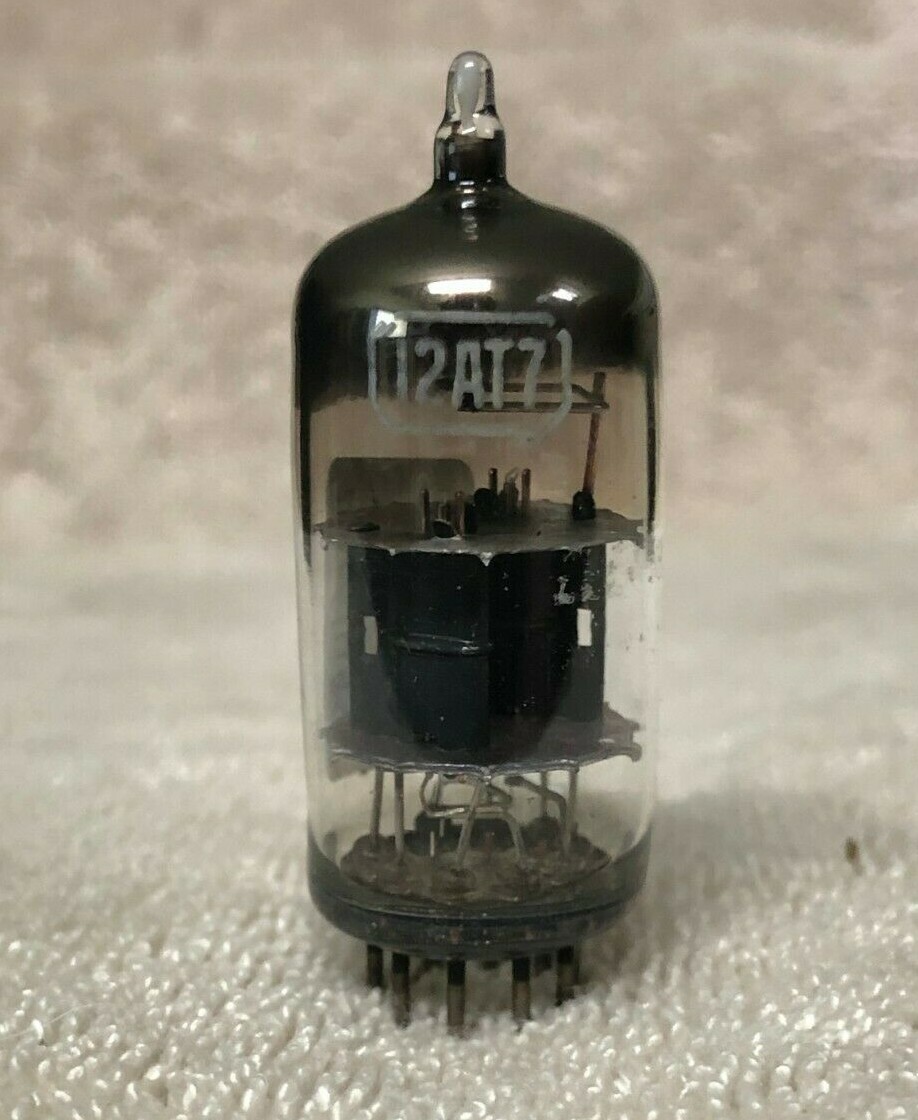 RCA 12AT7 Vacuum Tube Black Plates