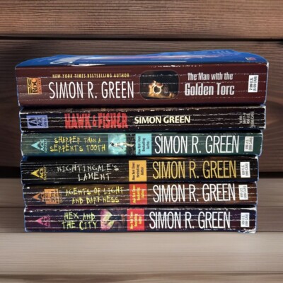 SIMON R GREEN 6 Book Lot  Hawk Tooth Lament Agents Hex Ace 