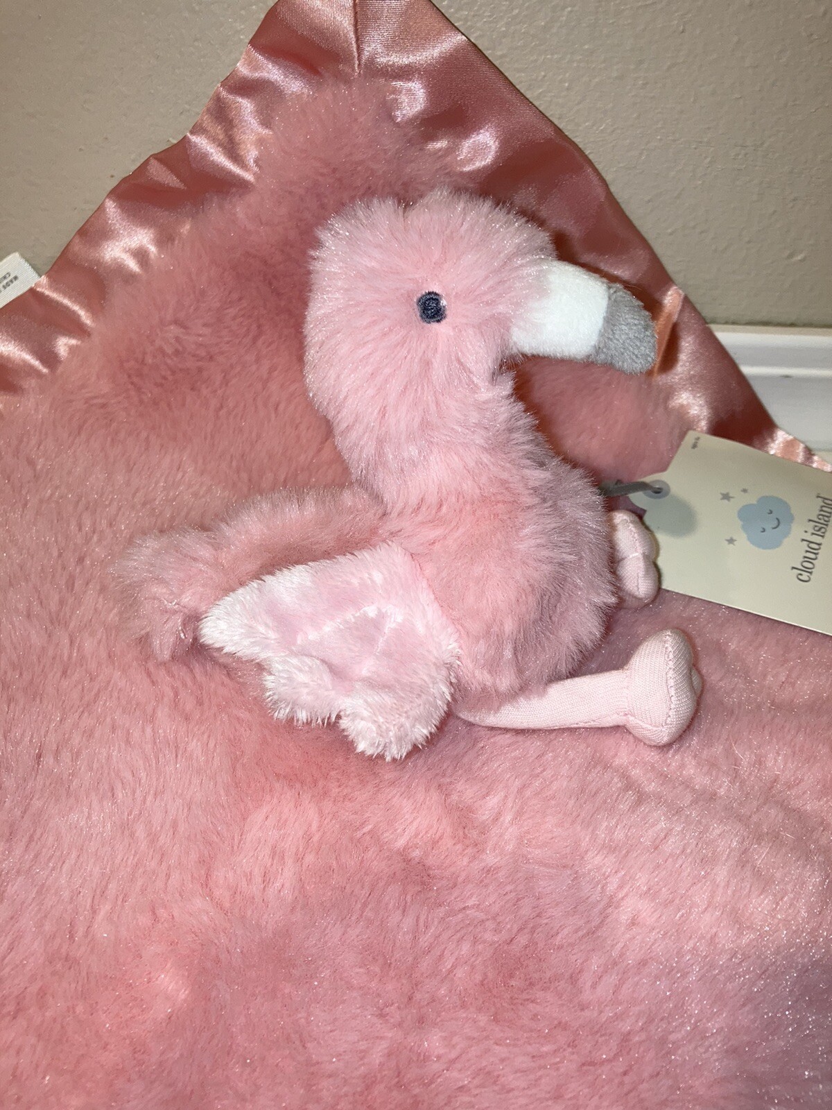 flamingo security blanket