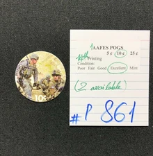 AAFES POGS, 14th Series/Printing,1 POG, 10¢ , #P861, EXCELLENT