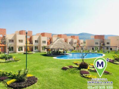 CASAS DENTRO DE COMPLEJO RESIDENCIAL A UNOS MINUTOS DE LA AUTOPISTA MEXICO-ACAPULCO
