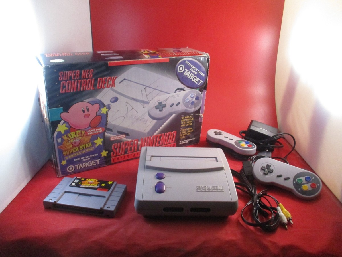 Super Nintendo Mini SNES System Kirby Super Star Target Exclusive