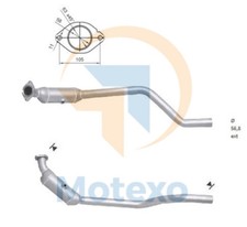 Rechts Katalysator Jaguar S-TYPE 2.5i V6 200 Bhp Ib 1/04>