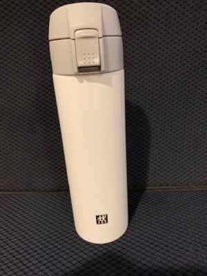 ZWILLING Thermo 450 ml (15.2 oz) White & Gray Travel Mug NIB