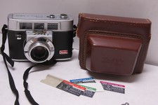 Kodak Automatic 35 Ektanar 44mm 2.8 Lens Case w/Film ID's UNTESTED Vintage E16A