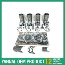 V6108 Overhaul Rebuild Kit With Gasket Kit Bearing Set For Kubota Diesel engine