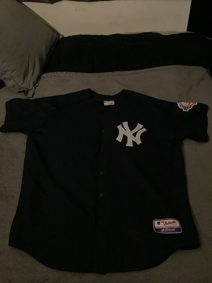 new york yankees majestic xl jersey 100th anniversary edition rare 