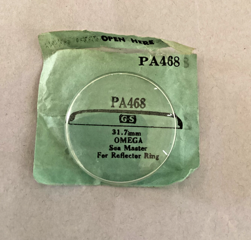 Omega Watch Crystal Vintage NOS GS Round Acrylic Style - Picture 8 of 10