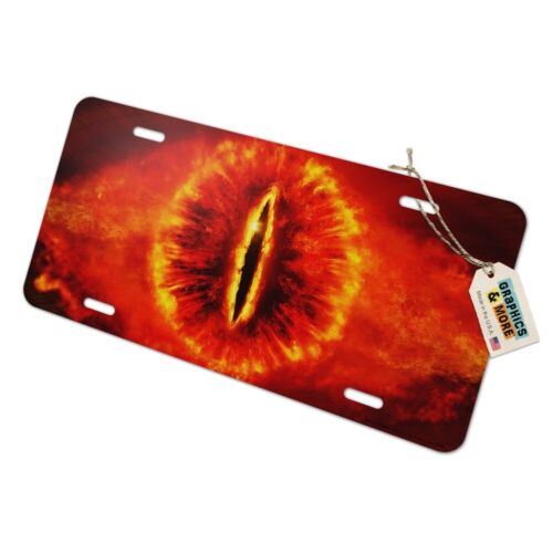 Lord of the Rings Eye of Sauron Novelty Metal Vanity Tag License Plate - 第 1/4 張圖片