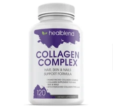 Collagen Complex – Hydrolyzed Collagen Supplement for Women and Men. Anti-Aging