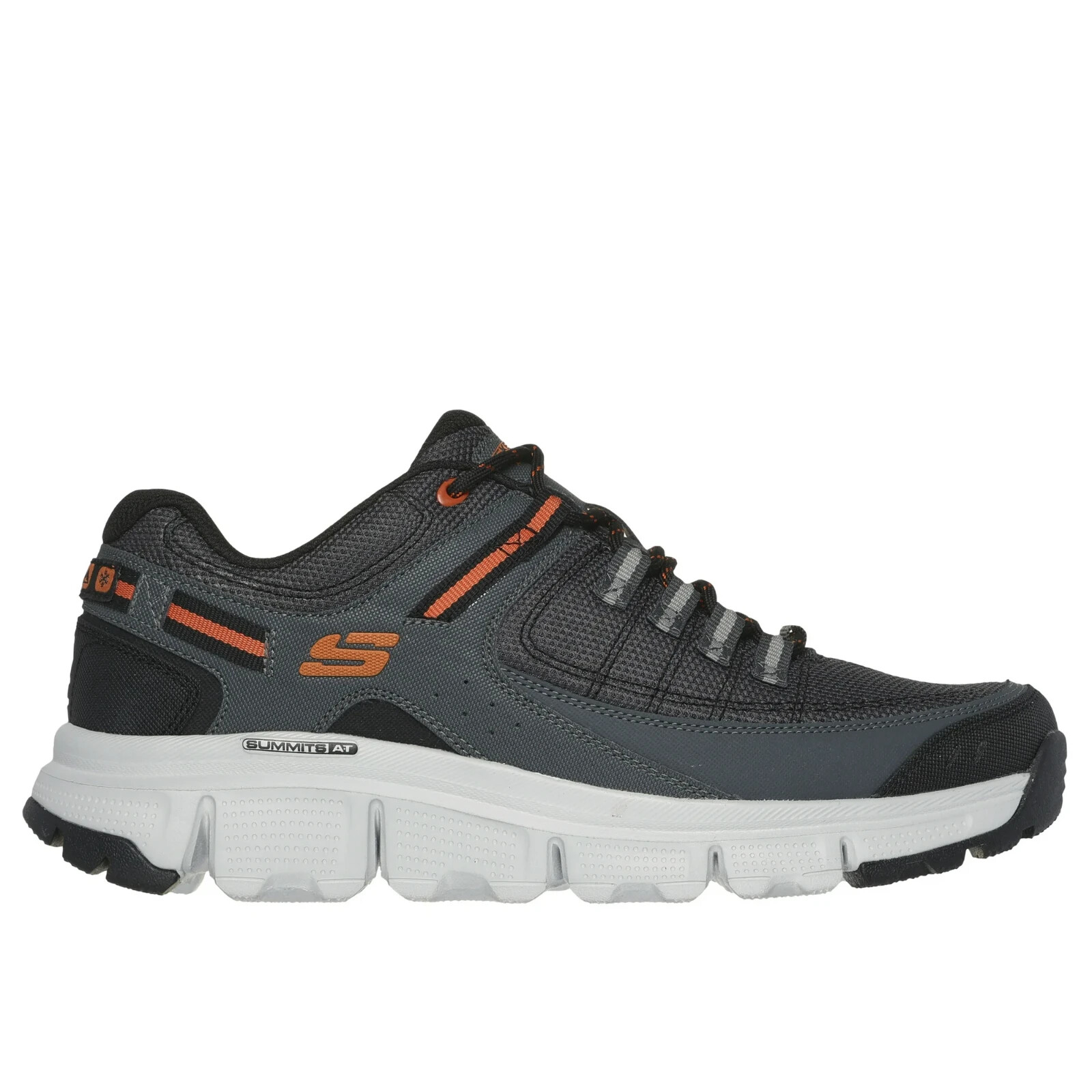 Skechers Men's Memory Foam Summits Lace-Up Sneaker Charcoal - Wide Width