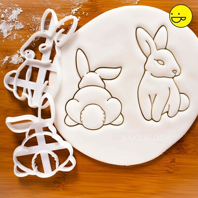 2er Set Hase Ausstechformen | Ostern Eiersuche Hasen Hasen Keks