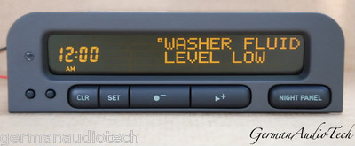99-02 Saab 9-3 Sid2 System Information Display Clock 5263223 for