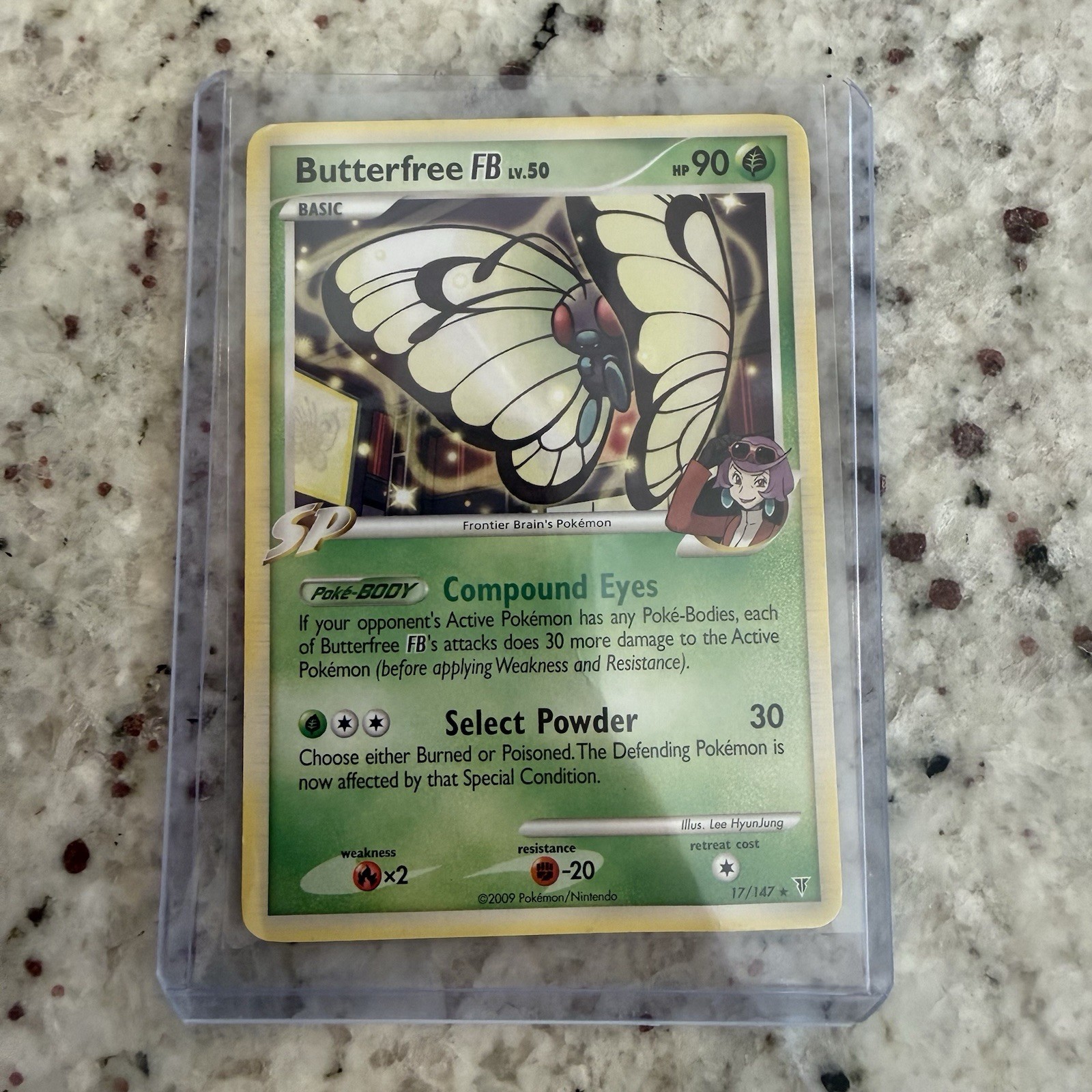Butterfree FB 17/147 Rare Supreme Victors Pokemon TCG LP