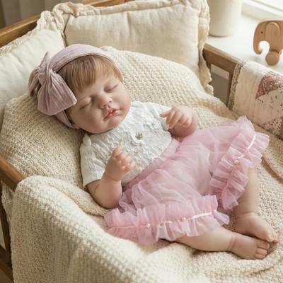 Vvioxiu Reborn Baby Dolls, 20inch Realistic Newborn Baby Doll with Cloth Body...