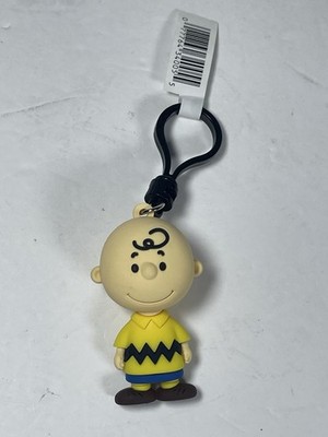 Peanuts Charlie Brown 3'' 3D Foam Figural Bag Clip Keychain Monogram M.I.I. 2023