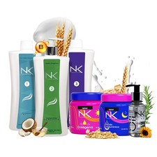 NK Sensitive Hair Straightening Treatment Vegan Formaldehyde Free. Kit