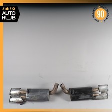 03-06 Mercedes W215 Cl55 S65 Amg Exhaust Muffler Quad Tips Set 2204913300 Oem