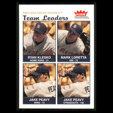 Ryan Klesko/Mark Loretta/Jake Peavy #34 2004 Fleer Tradition San Diego Padres NM