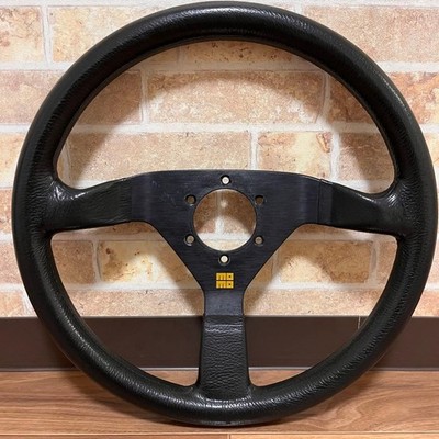 MOMO Veloce, No Bump, Urethane Steering Wheel 35cm Diameter, Vintage Rare.