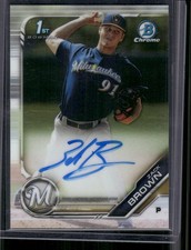 2019 Bowman Chrome #CPA-ZB Zack Brown Prospects Autographs