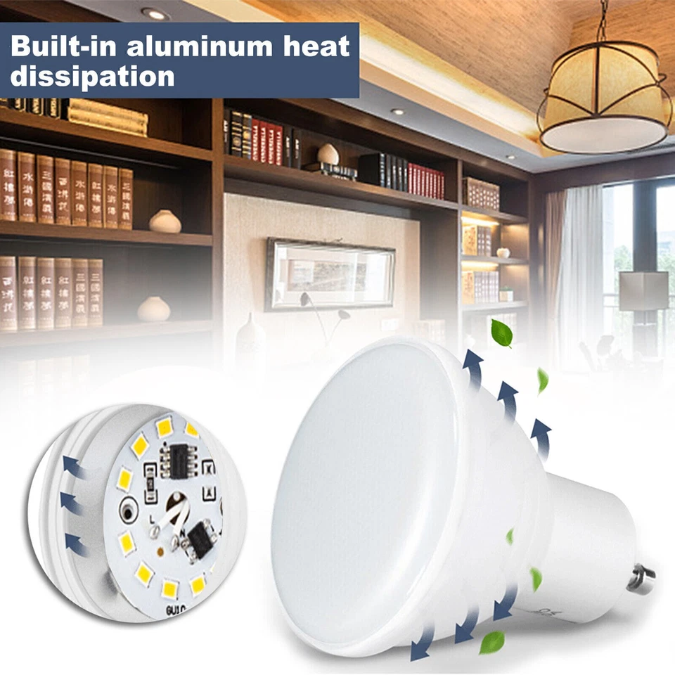 1-10X GU10 220V LED Globe Bulb Light Spotlight Lamp DownLight Beam Bright Angle - image 2 of 4