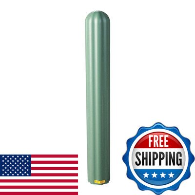 Eagle Bollard Covers For 6 Inch Poles - 56 Tall Durable Fluted Hdpe Plastic -