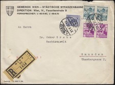 Austria: Direzione tram urbani R-Bf costumi popolari VIENNA 21.5.35