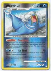 Walrein 39/123 Mysterious Treasures Reverse Holo