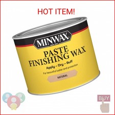 Minwax Paste Finishing Wax, Natural, 1 lb