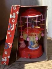 Rare Vintage Celluloid Japan Whirligig Windup Musical Collector Toy