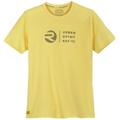 Redfield Übergrößen T-Shirt URBAN DPTMT gelb