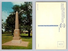 Postal de colección monumento histórico monumento a Stephen F Austin de Angleton, TX-Texas