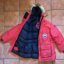 VTG Snow Goose Metro Sportswear Canada Big Red Expedition Parka Jacket, Sz Large