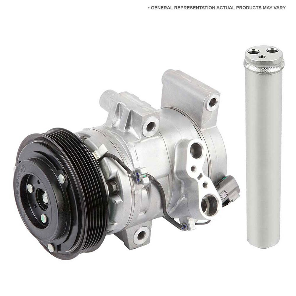 For Mercedes SLR McLaren 2005-2009 OEM AC Compressor w/ A/C Clutch & Drier TCP