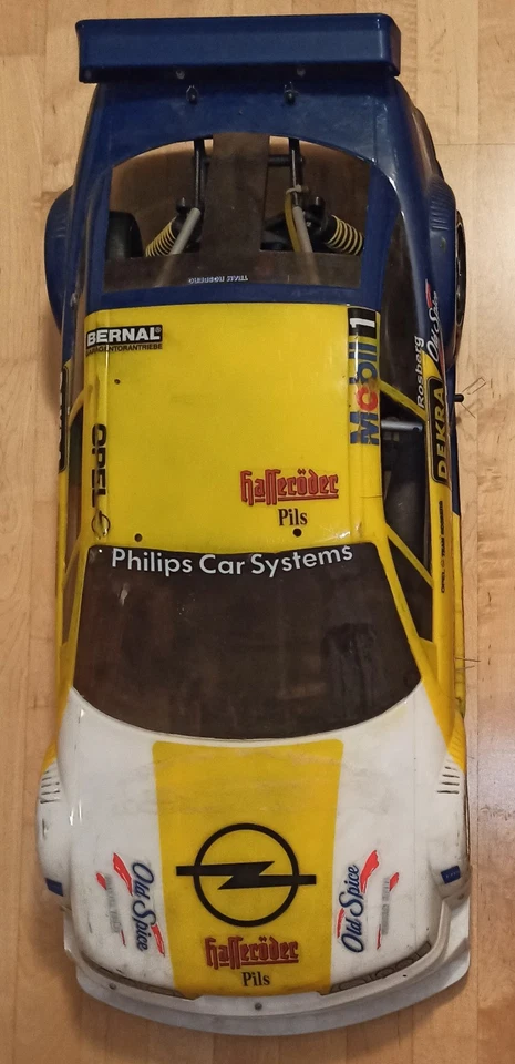 1994 Opel Calibra V6 4x4 DTM Rosberg Ludwig Old Spice FG 1:5 Benzin RC Vintage - Bild 2 von 4