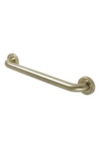 Kingston Brass DR914167 Camelon 16" Decorative Grab Bar, Brushed Brass