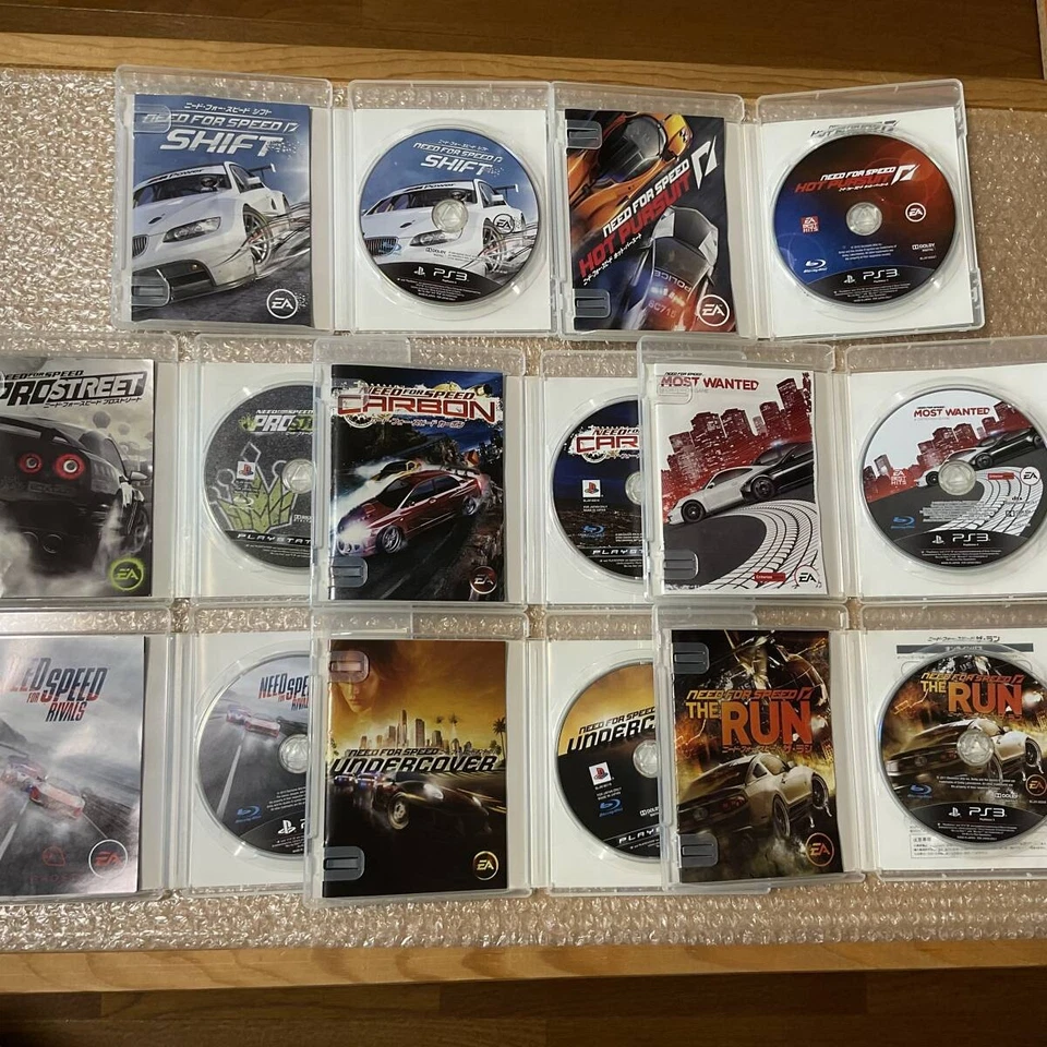 PS3 Need for Speed 8 Game Lot Carbon ProStrt UnderCov Shift HP MW Run From Japan - Image 2 of 4
