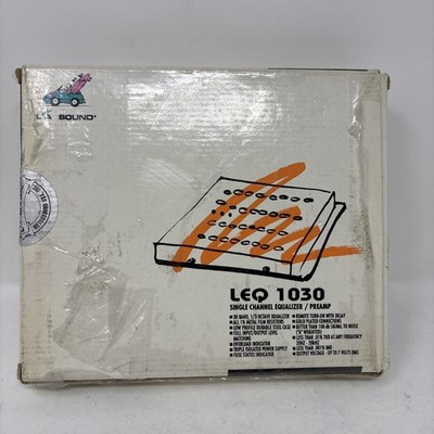 LA Sound LEQ 1030 30 Band 1/3 Octave Equalizer/Preamp   New Open Box