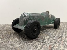  VINTAGE HUBLEY KIDDIE TOY 457 INDY RACE CAR GREEN 5 7 INCHES LONG ST 1