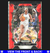Angel Reese 2024 Panini Prizm Draft Red Ice All American Insert RC CHI Sky 2