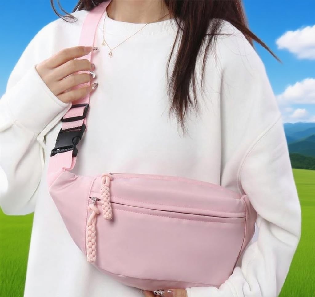 Waist Fanny Pack Men Women Waist Bag Lightweight Adjustable Waist Pack Fashion view 2