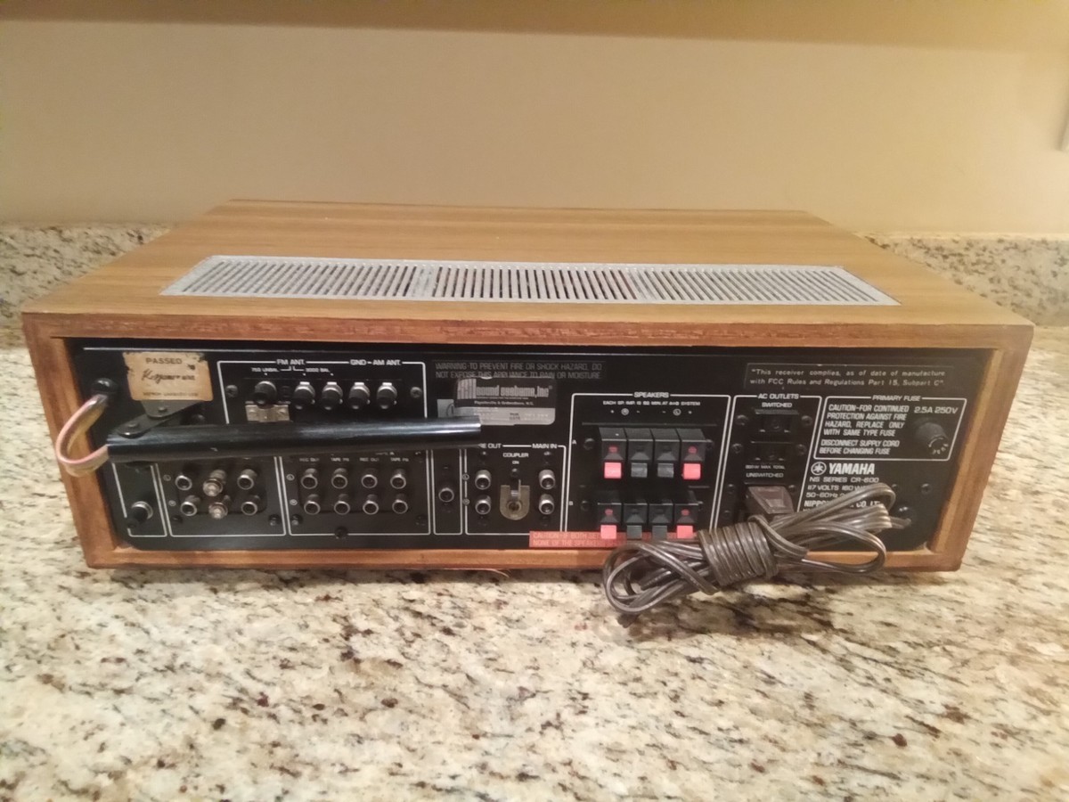 Yamaha CR-600 AM/FM Stereo Receiver Serviced/Working | eBay