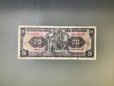 Ecuador 20 Sucres 1988 Circulated
