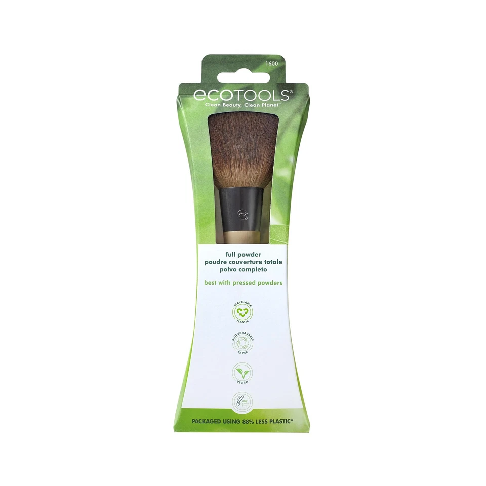 Ecotools Full Powder Brush For Loose And Pressed Powder Vegan Cruelty Free - Image 2 of 4