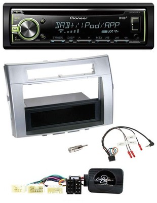 Pioneer DAB USB MP3 Steering Wheel CD Car Stereo for Toyota Corolla Verso 2004-2007 Silver