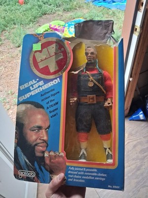boxed Galoob The A-Team Mr. T B.A. Baracus Action Figure, Poseable w/ Outfit